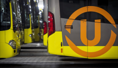Bus met U-OV logo