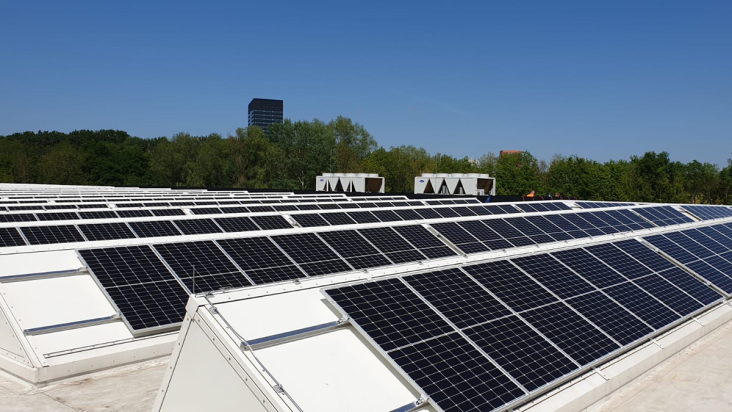 Zonnepanelen op dak