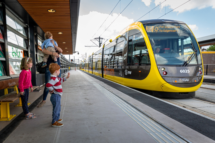 Tramlijn 22 halte Vaartsche Rijn