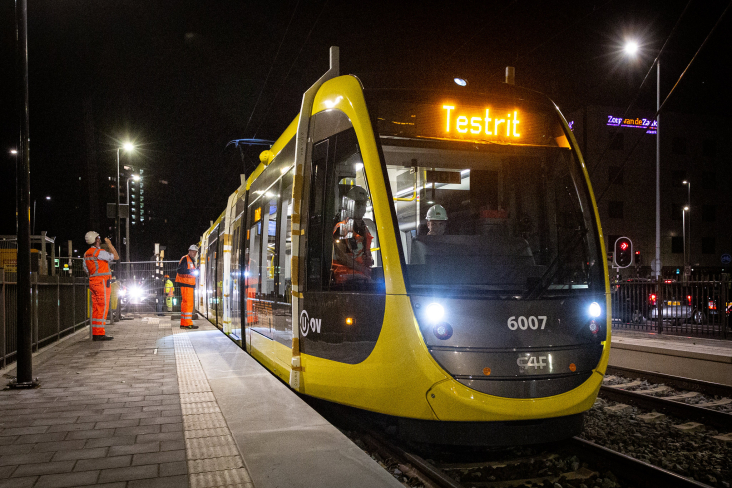 testrit nieuwe tram project VRT