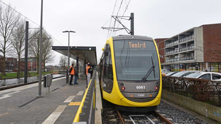 © Gerard van Buuren Test tram IJsselstein-Zuid