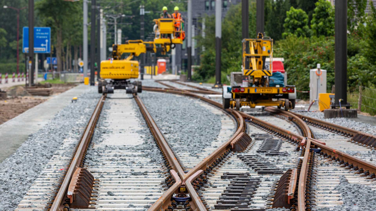 Rick Huisinga Wissel vernieuwde tramhalte Nieuwegein-Zuid