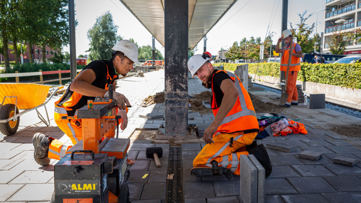 © Rick Huisinga Werkzaamheden halte IJsselstein-Zuid, juli 2020
