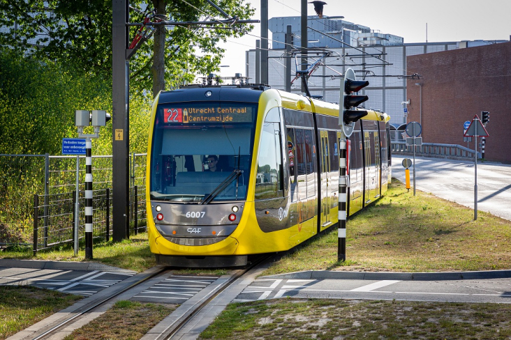 © Rick Huisinga Tram bij Universitair Medisch Centrum, lijn 22
