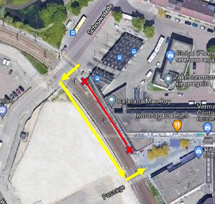 looproute tramstation