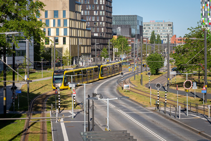 Tram doorkruist Utrecht Science Park