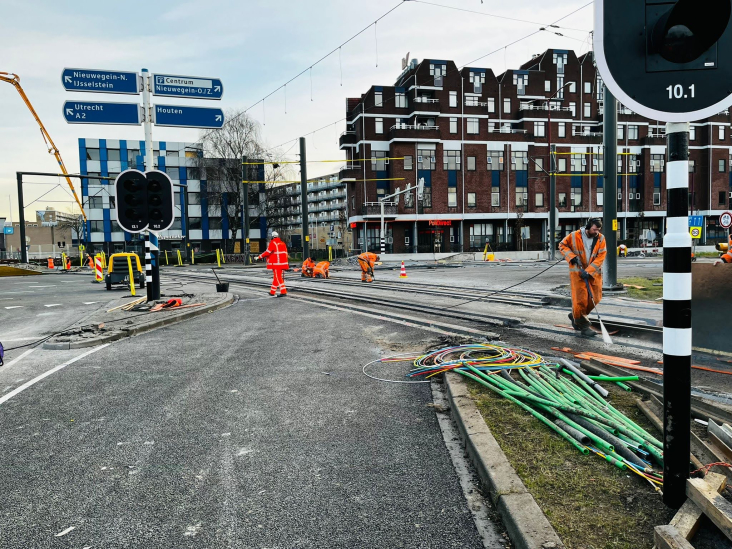 Werkzaamheden aan de Zuidstedeweg