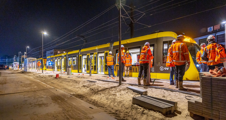 © Jan Buteijn Tram bij City Nieuwegein. Foto: Jan Buteijn