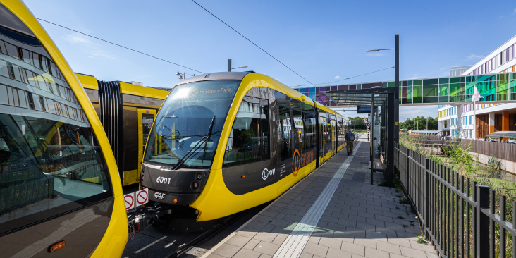 Tram 22 richting Science Park