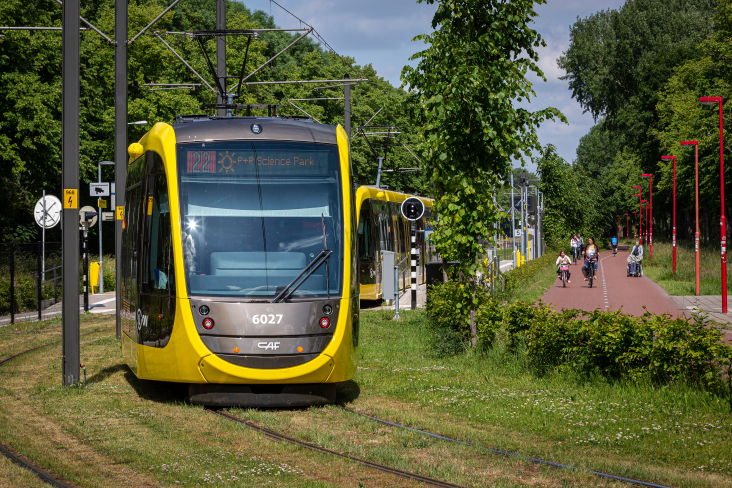 Tram 22 richting Science Park