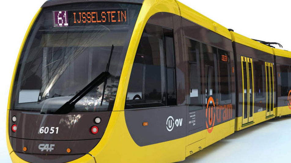 Tram type Urbos 100 provincie Utrecht